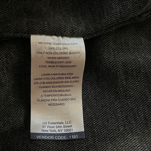 Chaps Mens Knit Flannel Shirt Button Up Stretch Black Plaid Size L New with Tags - Picture 9 of 9